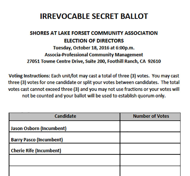 lake-forest-shores-the-hoa-board-election-process