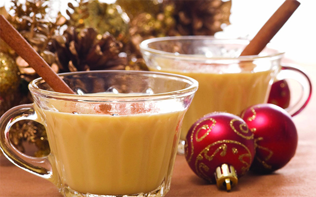 Toasting with eggnog during the Christmas holidays has been an ongoing tradition.