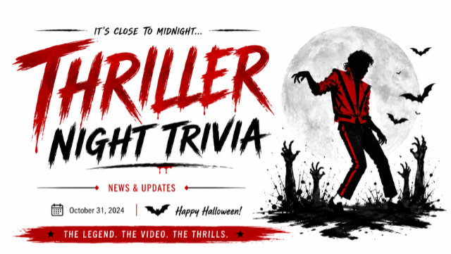 Michael Jackson's Thriller song was a major hit.