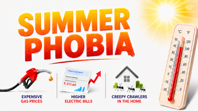 Showing that it's not just the summer temperatures on the rise, but gas, electricity and everything else seems to follow.