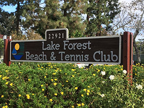 This is an image of the Beach and Tennis Club entry sign.
