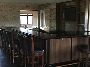 This is an image of the upstairs bar for ordering drinks.