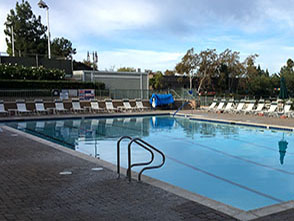 This is an image of the main lap pool at the Beach & Tennis Club.