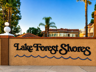 Condominium buildings at Lake Forest Shores